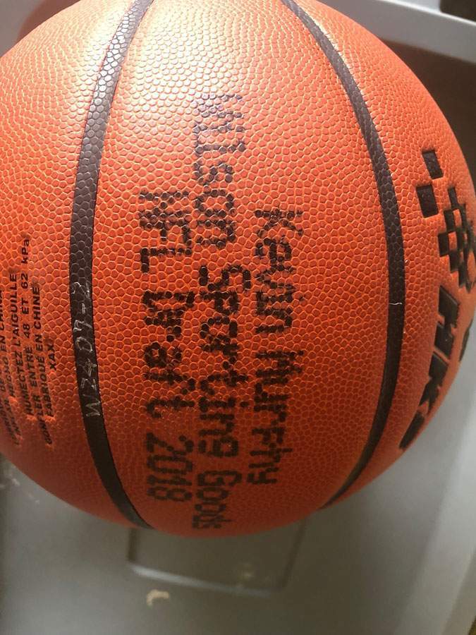 Marquage ball de basket Rive-Sud